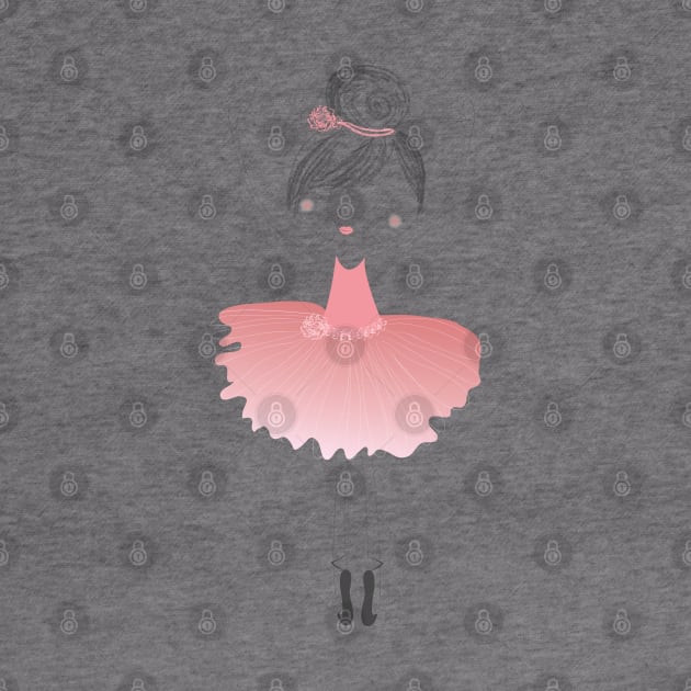 Little dancing ballerina sketch by Arch4Design